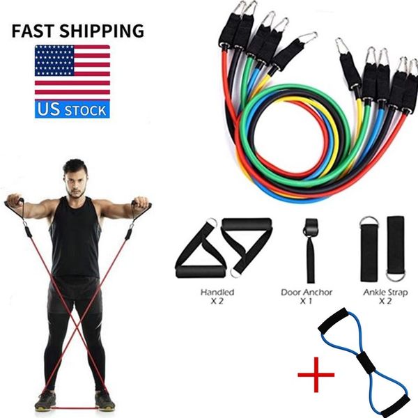 11 pieces resistance pull bands crossfit mountaineering gym yoga workout exercise
11 pieces resistance pull bands crossfit mountaineering gym yoga workout exercise