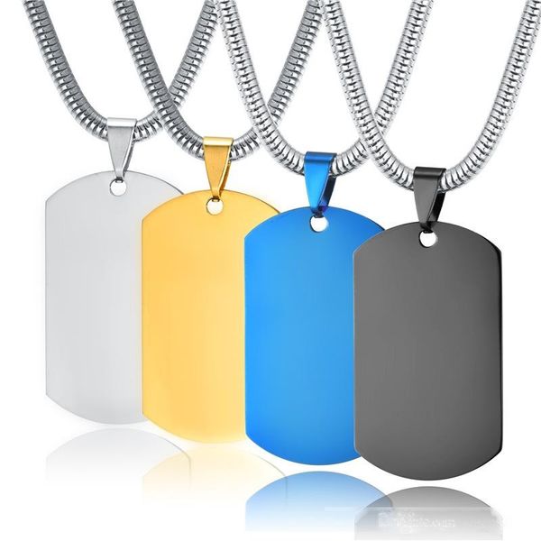 identity card stainless steel sling men titanium steel pendant blank gold military card custom character engraved ing, Black
identity card stainless steel sling men titanium steel pendant blank gold military card custom character engraved ing, Black