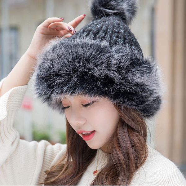 женщины pom pom шляпы мода женский зимний шапочки вязаная skullies cap элегантная женская зима толстый теплый русский казачий hat, Blue;gray
женщины pom pom шляпы мода женский зимний шапочки вязаная skullies cap элегантная женская зима толстый теплый русский казачий hat, Blue;gray