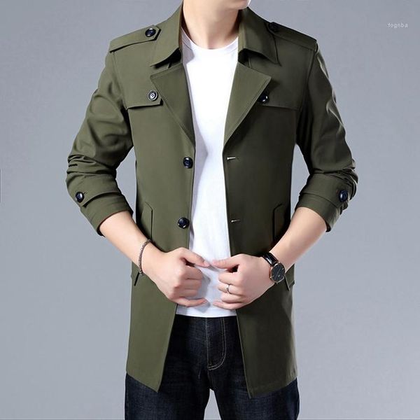 trench coats solid color fit lapel neck men outerwear spring fall casual man coats with pockets single breasted mens, Tan;black
trench coats solid color fit lapel neck men outerwear spring fall casual man coats with pockets single breasted mens, Tan;black