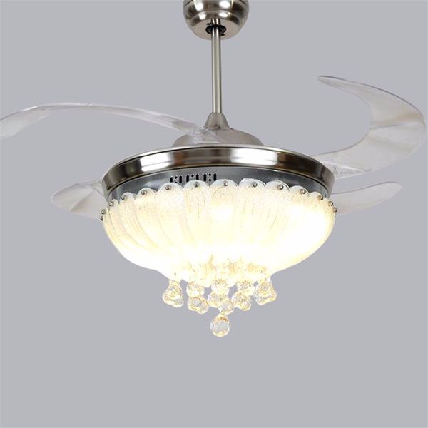 electric fans rose ceiling fan light 42 inch 108cm led crystal living room lamp 85-265v silvery dimming remote control lig
electric fans rose ceiling fan light 42 inch 108cm led crystal living room lamp 85-265v silvery dimming remote control lig