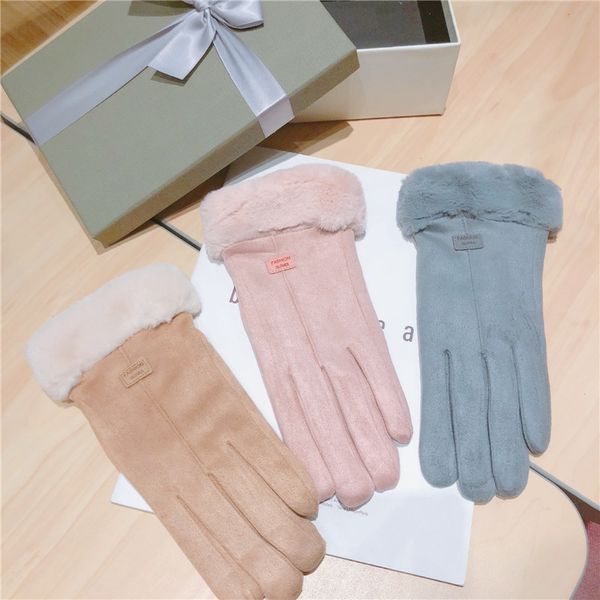 five fingers gloves korean touch screen velvet wool nylon warm knitted women spring winter thick mittens, Blue;gray
five fingers gloves korean touch screen velvet wool nylon warm knitted women spring winter thick mittens, Blue;gray