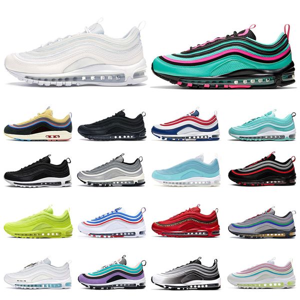 2020 mens sneakers 97 running shoes triple black white sliver volt usa south beach jesus sean wotherspoon womens sports ttrainers size 36-45
2020 mens sneakers 97 running shoes triple black white sliver volt usa south beach jesus sean wotherspoon womens sports ttrainers size 36-45
