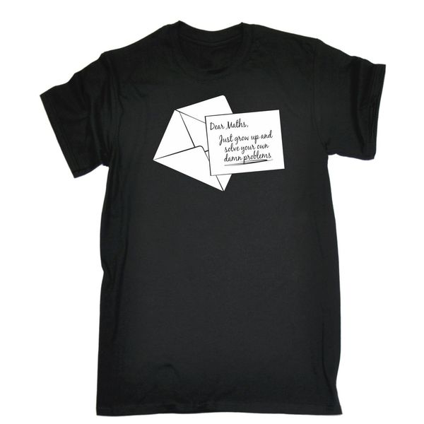 dear math solve your own problems funny joke geek nerd school t-shirt birthday summer casual t shirt good quality tee
dear math solve your own problems funny joke geek nerd school t-shirt birthday summer casual t shirt good quality tee