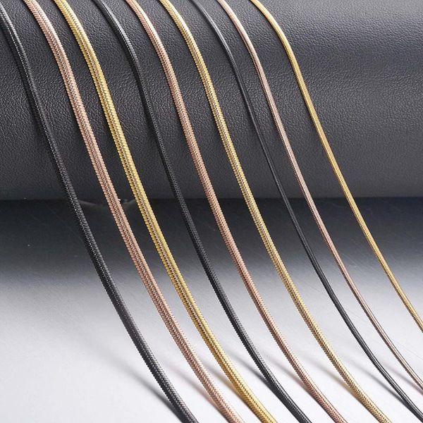 1 piece width 1.5mm/2mm/2.5mm snake chain necklace men women stainless steel snake necklace wholesale jewelry, Golden;silver
1 piece width 1.5mm/2mm/2.5mm snake chain necklace men women stainless steel snake necklace wholesale jewelry, Golden;silver