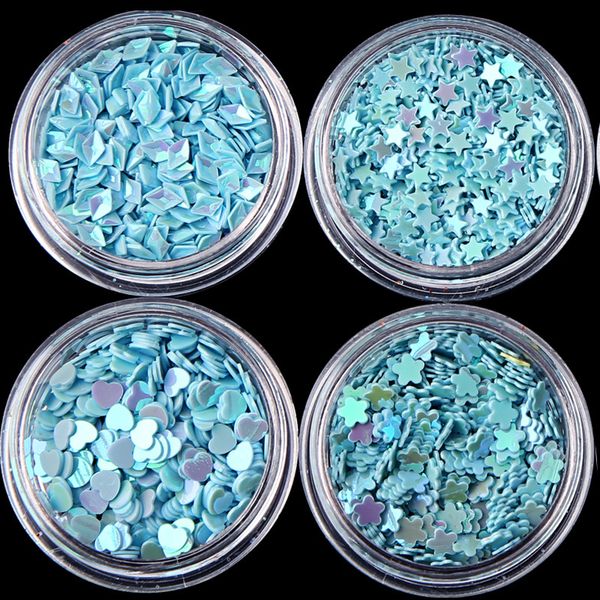 nail glitter 12 pcs aquamarine series mix sequins snowflake heart star acrylic tips 3d colourful art decoration, Silver;gold
nail glitter 12 pcs aquamarine series mix sequins snowflake heart star acrylic tips 3d colourful art decoration, Silver;gold