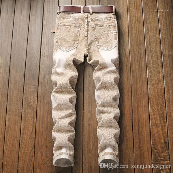 designer jeans fashionable distrressed mid waist pencil pants new style designer mens clothing khaki color mens, Blue
designer jeans fashionable distrressed mid waist pencil pants new style designer mens clothing khaki color mens, Blue