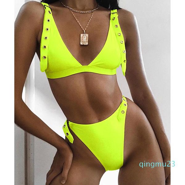 wholesale-neon green high waist bikini adjust strap swimsuit women thong swimwear female two pieces bikini set brazilian bathing suit
wholesale-neon green high waist bikini adjust strap swimsuit women thong swimwear female two pieces bikini set brazilian bathing suit