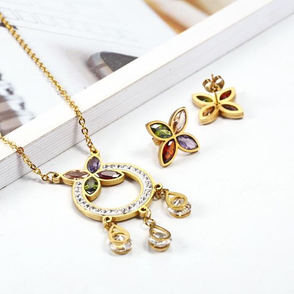 oufei stainless steel jewelry sets fifts for women 2020 pendant necklace earrings set fashion jewelry accessories, Silver
oufei stainless steel jewelry sets fifts for women 2020 pendant necklace earrings set fashion jewelry accessories, Silver