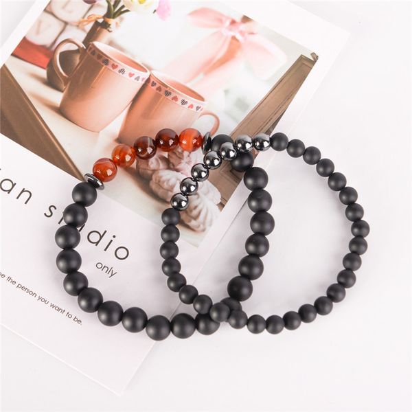 2pcs/lot fashion lucky black natural stone wrap bracelet unique elastic lover's and friendship semi-precious stone bracelet y200918
2pcs/lot fashion lucky black natural stone wrap bracelet unique elastic lover's and friendship semi-precious stone bracelet y200918