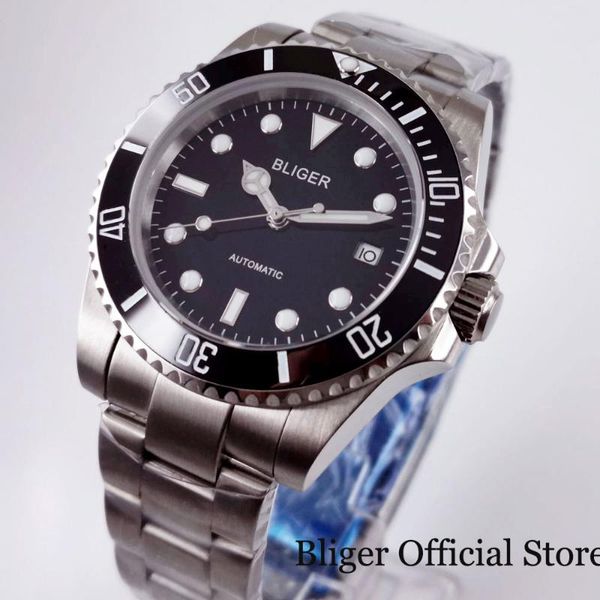 wristwatches bliger brand automatic mechanical men wristwatch sapphire glass date without magnifier miyota movement, Slivery;brown
wristwatches bliger brand automatic mechanical men wristwatch sapphire glass date without magnifier miyota movement, Slivery;brown