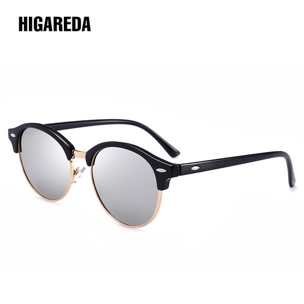 men women classic retro rivet polarized sunglasses glasses fashion male eyewear uv400 protection, White;black
men women classic retro rivet polarized sunglasses glasses fashion male eyewear uv400 protection, White;black