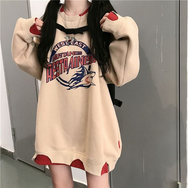 spring clothes irregular stitching mid-length loose printed round neck long sleeve new autumn 2020 spring clothes irregular stitching mid-le, Black
spring clothes irregular stitching mid-length loose printed round neck long sleeve new autumn 2020 spring clothes irregular stitching mid-le, Black