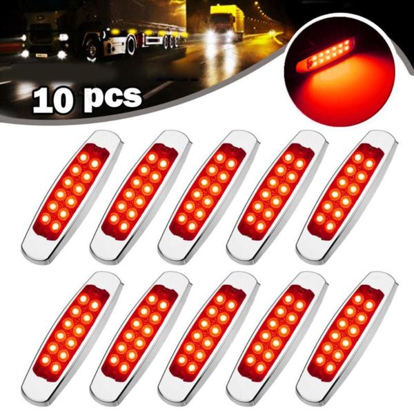 красный маркер огни боковой зазор 12 led грузовой автомобиль прицеп 12v / 24v практическая
красный маркер огни боковой зазор 12 led грузовой автомобиль прицеп 12v / 24v практическая