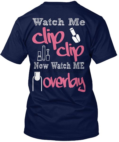original design nail tech apparel - watch me clip now popular tagless tee t-shirtfashion short sleeve
original design nail tech apparel - watch me clip now popular tagless tee t-shirtfashion short sleeve