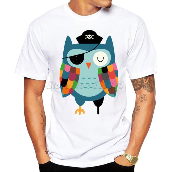 2019 new fashion creative pirate owl design men's t shirt cool printed casual male t-shirt
2019 new fashion creative pirate owl design men's t shirt cool printed casual male t-shirt