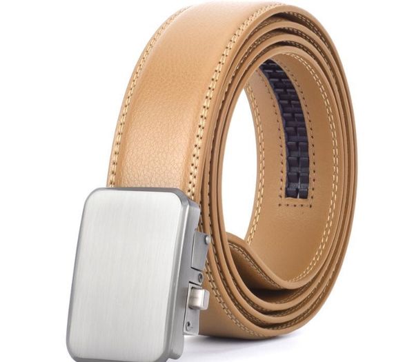 wowtiger mens luxury leather strap male automatic buckle belts for men waistband ceinture cinto masculino belt, Black;brown
wowtiger mens luxury leather strap male automatic buckle belts for men waistband ceinture cinto masculino belt, Black;brown