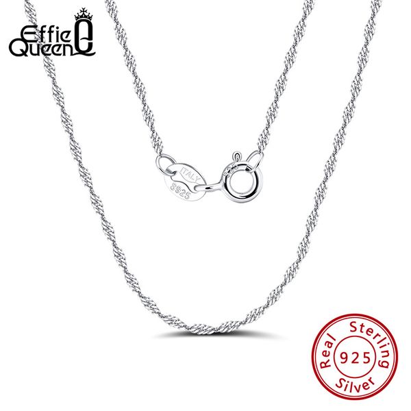 effie queen 100% s925 silver women men diamond-cut twisted curb singapore rope chain necklace 40cm/45cm/50cm fine jewelry sc02
effie queen 100% s925 silver women men diamond-cut twisted curb singapore rope chain necklace 40cm/45cm/50cm fine jewelry sc02