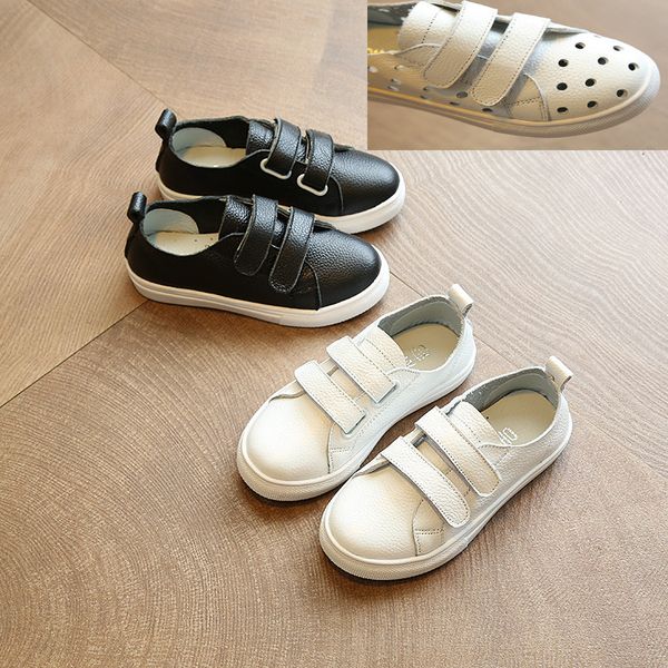2020 genuine leather children shoes kids sneakers breathable hollow girls and boys white black sports shoes outdoor trainers
2020 genuine leather children shoes kids sneakers breathable hollow girls and boys white black sports shoes outdoor trainers