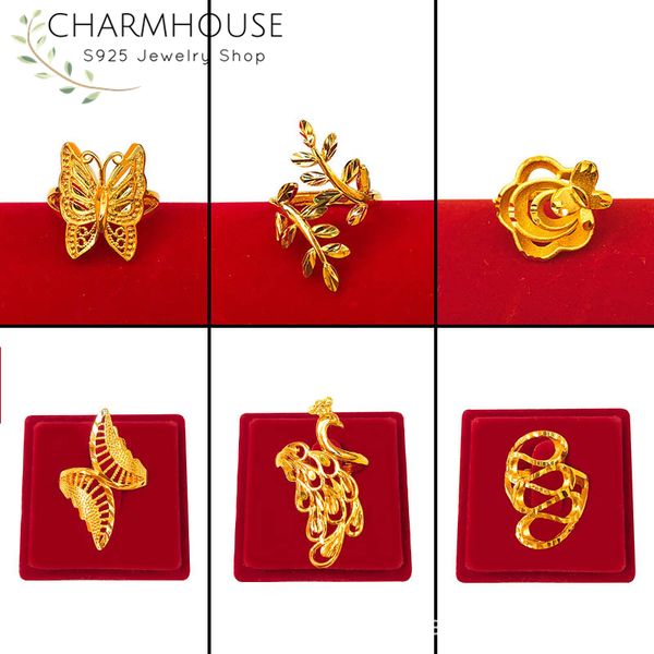 cluster rings 24k pure gold filled for women vintage jewerly adjustable finger ring open bague femme anillos mujer 2021 accesories gifts, Golden;silver
cluster rings 24k pure gold filled for women vintage jewerly adjustable finger ring open bague femme anillos mujer 2021 accesories gifts, Golden;silver