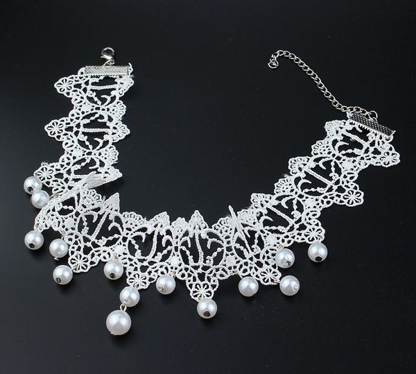 wholesale necklace korean fashion bride jewelry white lace hanging pearl handcrafted pear necklace, Golden;silver
wholesale necklace korean fashion bride jewelry white lace hanging pearl handcrafted pear necklace, Golden;silver