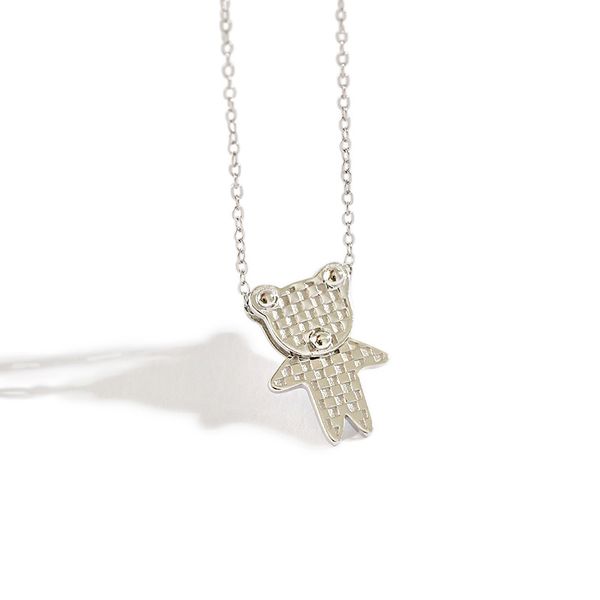 non-mainstream simple bear cartoon doll necklace women's all-match clavicle chain necklace, Silver
non-mainstream simple bear cartoon doll necklace women's all-match clavicle chain necklace, Silver