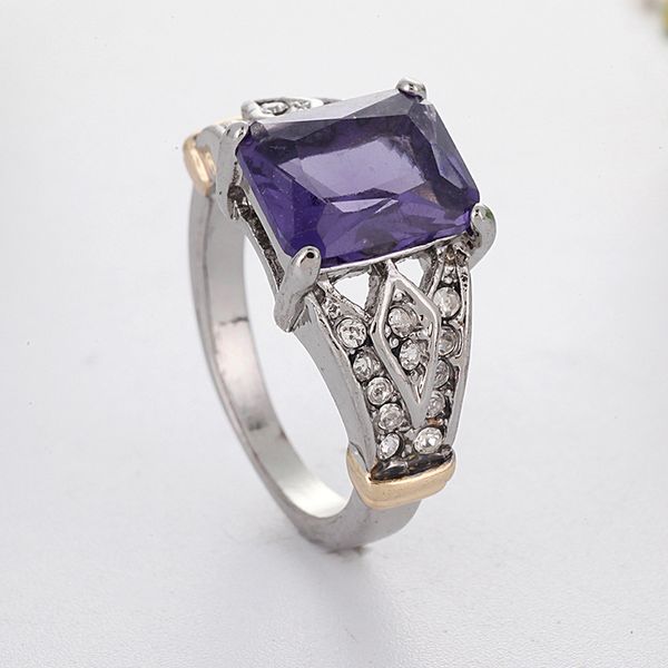 fashion lady silver color engagement ring jewelry classic love purple crystal ring for women cz wedding anniversary party gift, Slivery;golden
fashion lady silver color engagement ring jewelry classic love purple crystal ring for women cz wedding anniversary party gift, Slivery;golden