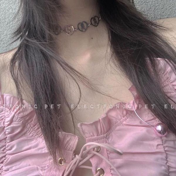 100% stainless steel hollow heart skull choker for women igirl metal skull necklace streetwear punk collar, Silver
100% stainless steel hollow heart skull choker for women igirl metal skull necklace streetwear punk collar, Silver