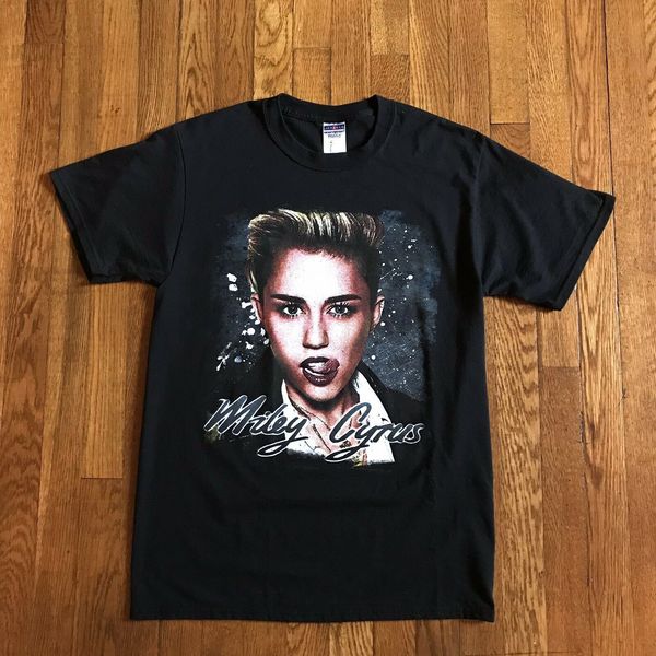 майли сайрус bangerz tour 2014 тенниски концерт поп метал хип-хоп rap tee # 846