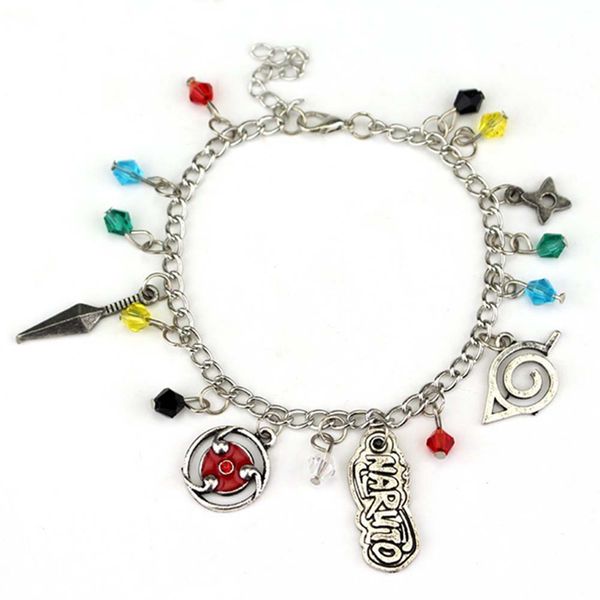 classic anime ninja bracelet charm bracelet alloy combination pendant color crystal embellished fashion jewelry, Black
classic anime ninja bracelet charm bracelet alloy combination pendant color crystal embellished fashion jewelry, Black