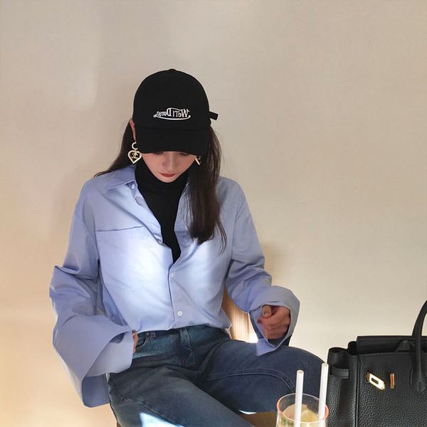 y mock two-piece stack arm design versatile long-sleeve blouse loose 2020 new style autumn textured blue shirt, White
y mock two-piece stack arm design versatile long-sleeve blouse loose 2020 new style autumn textured blue shirt, White