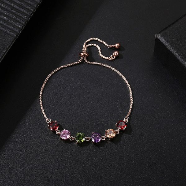 link, chain bettyue fashion statement different geometry shape zirconia stones female colorful adjustable nobler bracelet first choice, Black
link, chain bettyue fashion statement different geometry shape zirconia stones female colorful adjustable nobler bracelet first choice, Black
