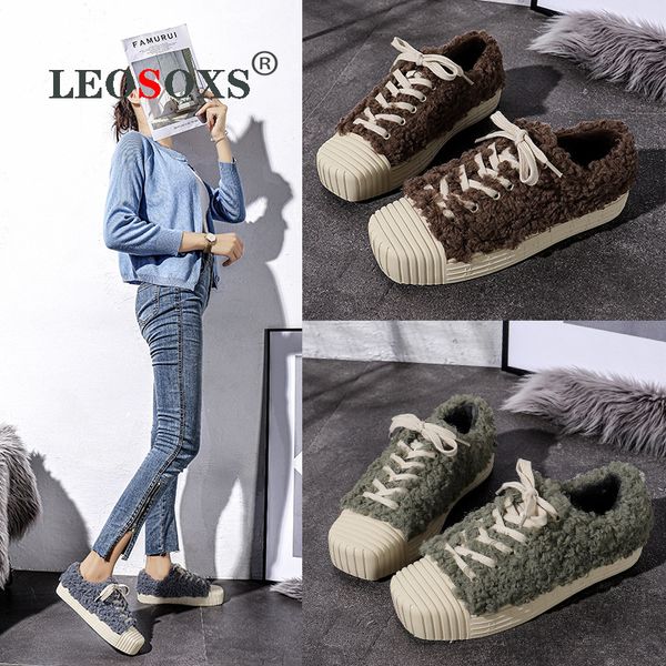 wool shoes women autumn and winter wear 2020 flat shoes loafers wild teddy lamb wool plus velvet lace-up women's, Black
wool shoes women autumn and winter wear 2020 flat shoes loafers wild teddy lamb wool plus velvet lace-up women's, Black