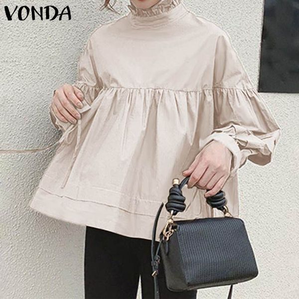 women blouse tunic vonda 2020 autumn long sleeve female vintage solid shirts bohemian blusas plus size office shirts, White
women blouse tunic vonda 2020 autumn long sleeve female vintage solid shirts bohemian blusas plus size office shirts, White