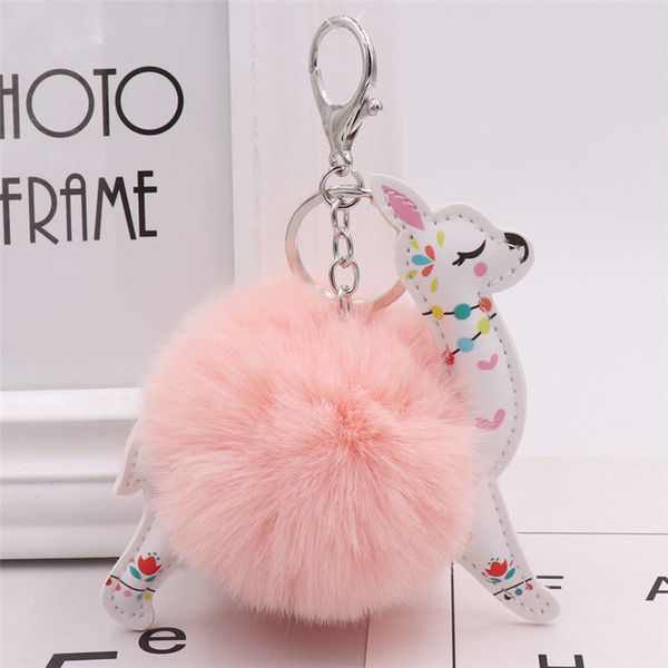cute faux fur ball giraffe christmas elk keychain pompom fluffy sika deer key chain leather key ring bag car keyring for women, Silver
cute faux fur ball giraffe christmas elk keychain pompom fluffy sika deer key chain leather key ring bag car keyring for women, Silver