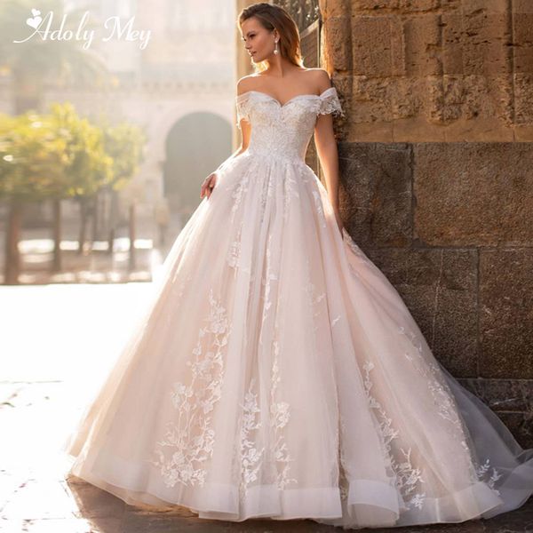 adoly mey romantic sweetheart neck lace up a-line wedding dress 2020 luxury beading appliques brush train princess bridal gown, Blue;red
adoly mey romantic sweetheart neck lace up a-line wedding dress 2020 luxury beading appliques brush train princess bridal gown, Blue;red
