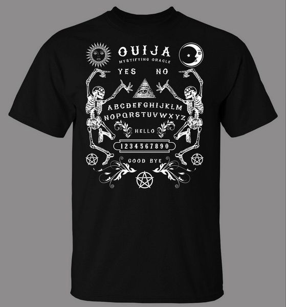 ouija board skeletons t-shirt - direct from stockist cotton humorous cotton tee shirt