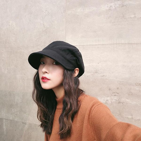 retro octagonal hat female autumn and winter all-match newsboy painter cap japanese beret, Blue;gray
retro octagonal hat female autumn and winter all-match newsboy painter cap japanese beret, Blue;gray