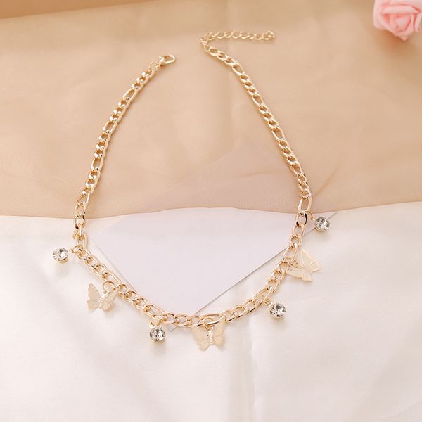 beauty crystal women's choker necklaces fashion wedding birthday jewelry thick long chain butterfly party necklaces, Golden;silver
beauty crystal women's choker necklaces fashion wedding birthday jewelry thick long chain butterfly party necklaces, Golden;silver