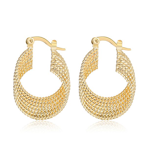 3pairs/pack gold hoop earrings for women 's earrings for gold plated round female jewelry wedding accessories gift, Golden;silver
3pairs/pack gold hoop earrings for women 's earrings for gold plated round female jewelry wedding accessories gift, Golden;silver