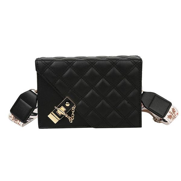 2020 european and american new fashion korean broadband female bag diagonal bag with black small square factory direct sales
2020 european and american new fashion korean broadband female bag diagonal bag with black small square factory direct sales