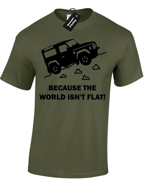 because world isn't flat mens t-shirt land discovery 4x4 rover defender off road 
because world isn't flat mens t-shirt land discovery 4x4 rover defender off road