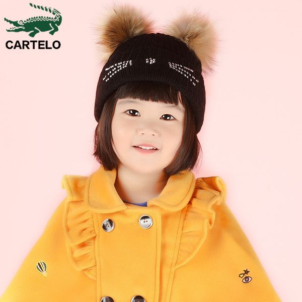 cartelo hat women's winter wild warm double hair ball ear protection knitted baby woolen cap plus velvet padded cap, Blue;gray
cartelo hat women's winter wild warm double hair ball ear protection knitted baby woolen cap plus velvet padded cap, Blue;gray