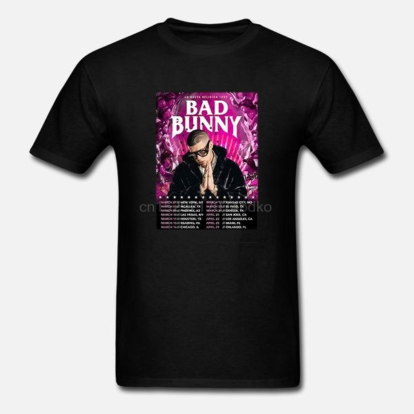 new bad bunny tour 2018 latin rap music concert casual wear t-shirt s-3xl(2
new bad bunny tour 2018 latin rap music concert casual wear t-shirt s-3xl(2