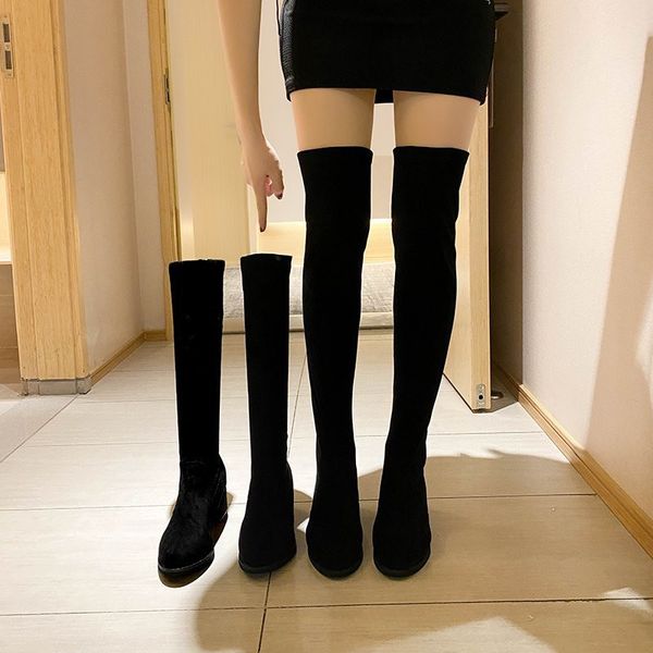 boots fashion thigh high women winter 2021 over knee shoes heels stretch warm size 3, Black
boots fashion thigh high women winter 2021 over knee shoes heels stretch warm size 3, Black