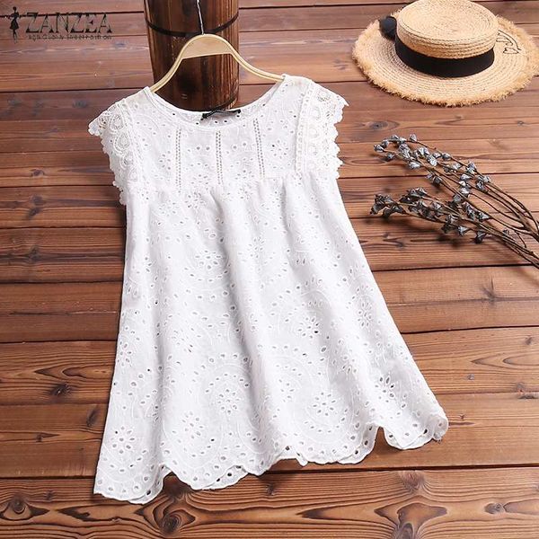 women's tanks & camis 2021 summer hollow out zanzea fashion women sleeveless shirt lace crochet vest tee solid casual work blusas whit, White
women's tanks & camis 2021 summer hollow out zanzea fashion women sleeveless shirt lace crochet vest tee solid casual work blusas whit, White