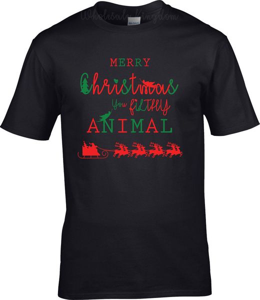 merry christmas you filthy animal t-shirt funny family christmas gift men designer clothes o-neck style hip-hop tees shirts
merry christmas you filthy animal t-shirt funny family christmas gift men designer clothes o-neck style hip-hop tees shirts