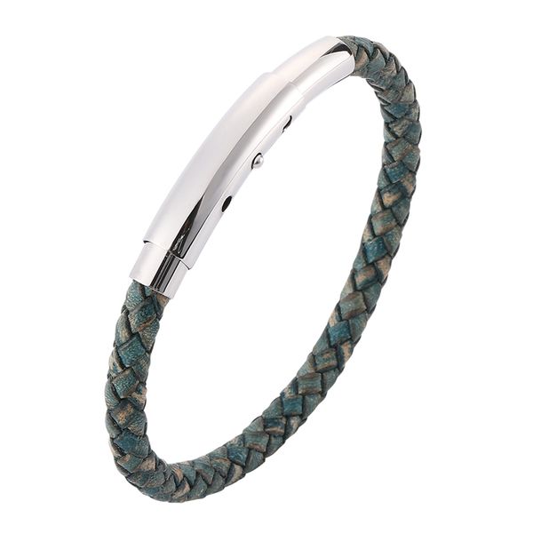 vintage men women jewelry braided leather bracelet steel clasp adjustable bracelet leather male wristband gifts c0395, Golden;silver
vintage men women jewelry braided leather bracelet steel clasp adjustable bracelet leather male wristband gifts c0395, Golden;silver