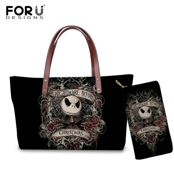 forudesigns женщины роскошные сумки кошелек набор кошмар перед рождеством printed хэллоуин мультфильм череп джек дизайн сумки на ремне
forudesigns женщины роскошные сумки кошелек набор кошмар перед рождеством printed хэллоуин мультфильм череп джек дизайн сумки на ремне