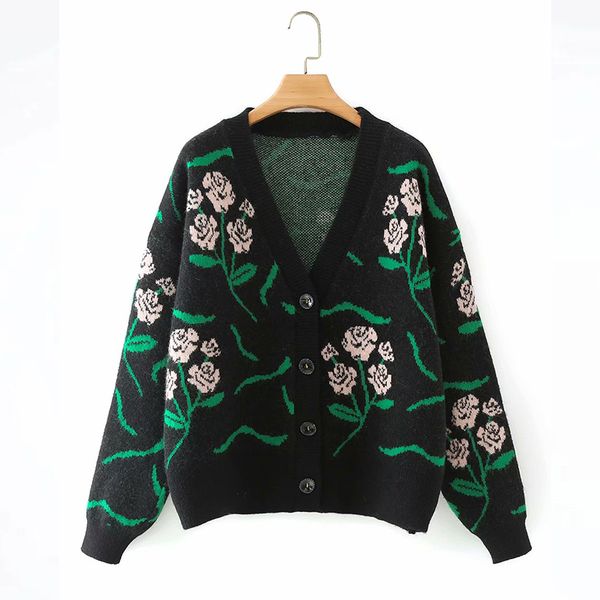 women's knits & tees autumn vintage sweater for womens winter 2021 jacquard loose cardigans oversized sweaters clothes coat, White
women's knits & tees autumn vintage sweater for womens winter 2021 jacquard loose cardigans oversized sweaters clothes coat, White